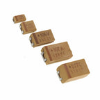 50pcs A B C D Case SMD Tantalum Capacitor 6V 10V 16V 25V 35V 50V 0.1UF 1UF 2.2UF 4.7UF 10UF 22UF 33UF 47UF 100UF 220UF 330UF 470