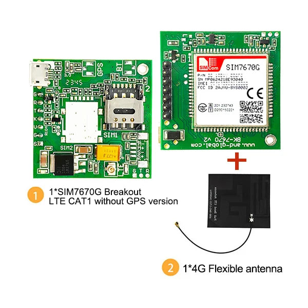 SIM7670G 4G Development Board LTE Cat1 SIMCOM Replaced SIM7600G Qualcomm Platform