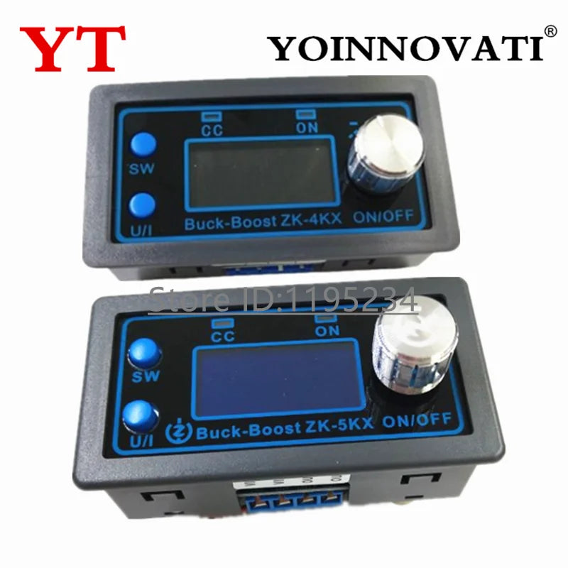 ZK-4KX ZK-5KX DCDC Buck Boost Converter CC CV 0.5-30V 4A 5V 6V 12V 24V Power Module Adjustable Regulated Laboratory Power Supply