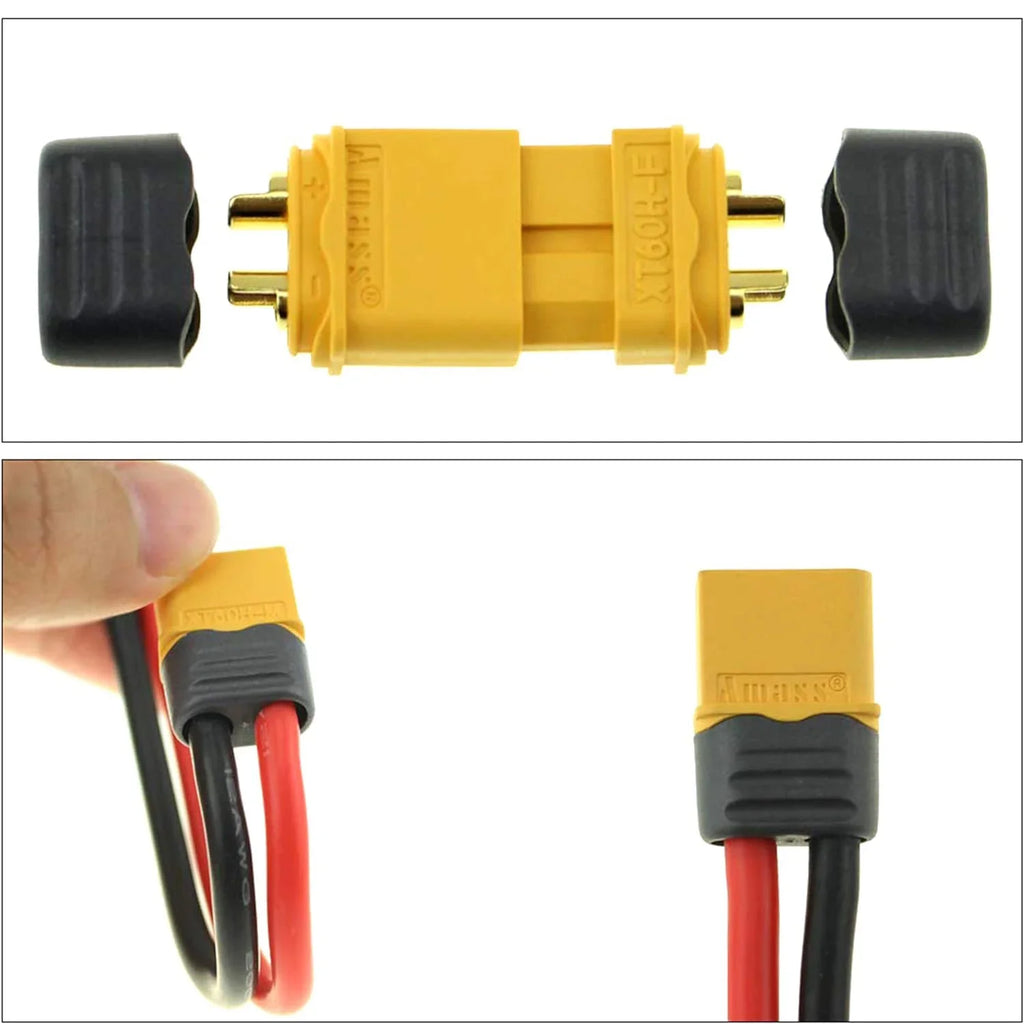 XT60H (XT60 Uograde) Male Female Bullet Connectors Plugs for RC Lipo Battery Rc Drone Airplane Accessories XT60 Connector