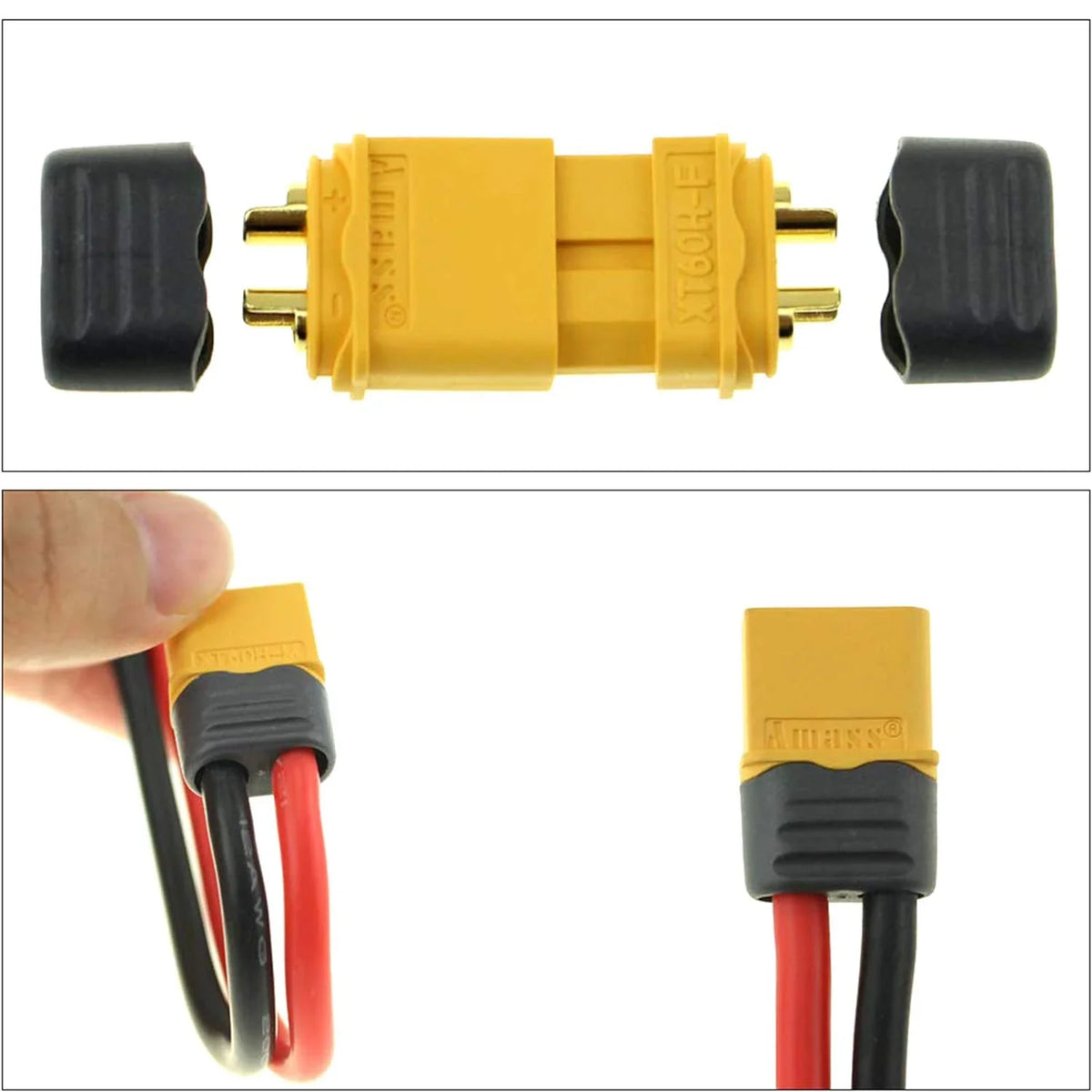 XT60H (XT60 Uograde) Male Female Bullet Connectors Plugs for RC Lipo Battery Rc Drone Airplane Accessories XT60 Connector