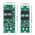 2S 20A 7.4V 8.4V 18650 Lithium Battery Charger Protection Board PCB BMS Board Balanced / Standard 20A Current Module For DIY
