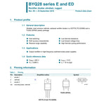 10PCS BYQ28ED-200 Code Q28E20 BYQ28ED TO-252 Fast Recovery/High Efficiency Diode