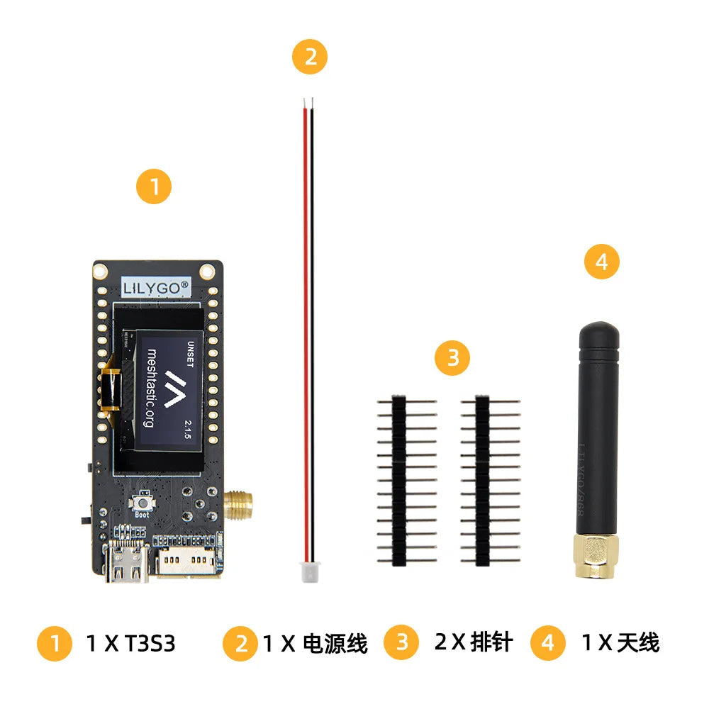 T3S3 V1.2 ESP32-S3 LoRa2.4G SX1280 with OLED development board module