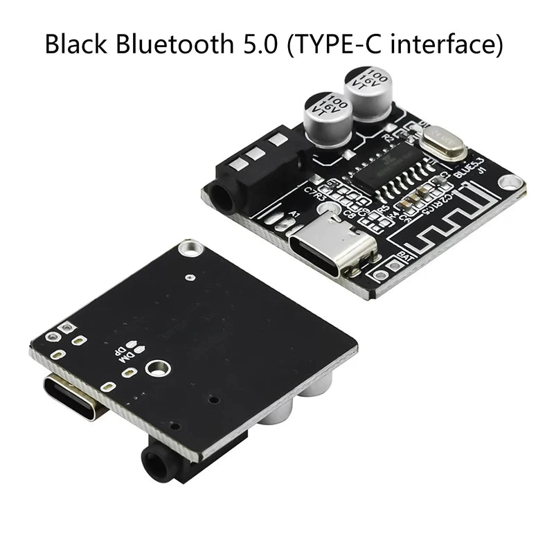5.0 Bluetooth Audio Receiver Board Bluetooth MP3 Lossless Decoder Board Wireless Stereo Music Module Bluetooth Decoding Board.