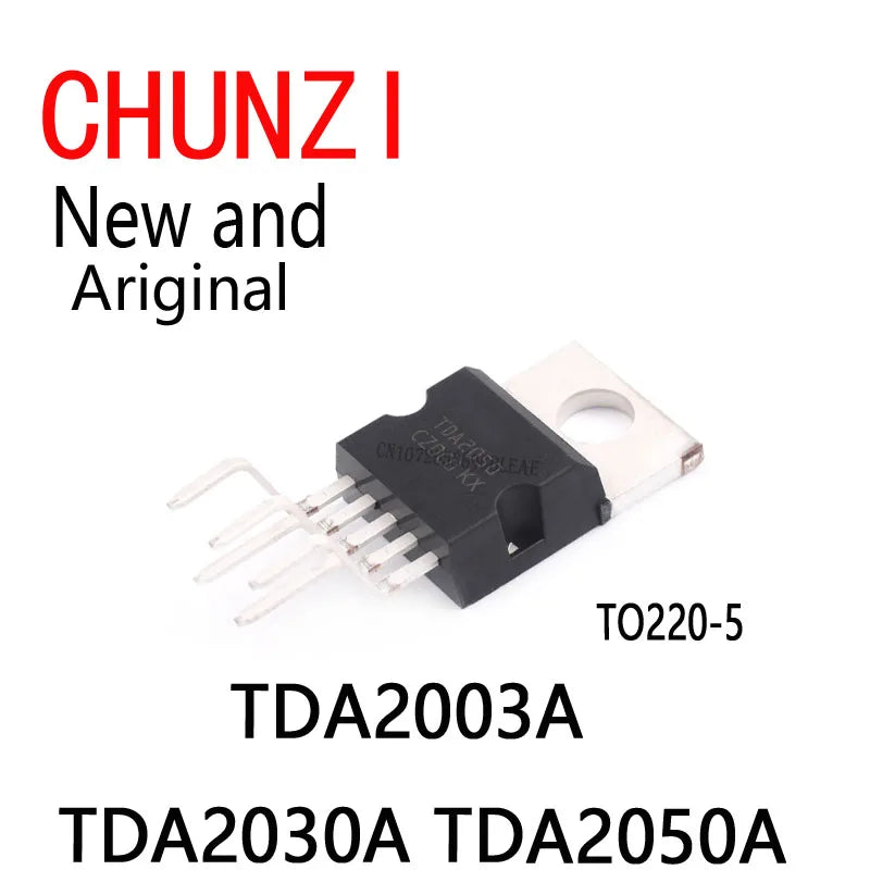 10pcs New and Original Transistor TDA2003AV TDA2030AV TDA2050AV TDA2003 TDA2030 TDA2050 TO220-5 TDA2003A TDA2030A TDA2050A