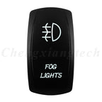 Marine 12V 24V White Led On Off Rocker Switch 5Pin SPST Momentary Switch DPDT ON OFF ON 3-Way for Car Boat Carling 4X4 Narva
