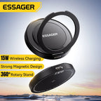 Essager 15W Magnetic Wireless Charger Stand 2-in-1 Charging Stand For iPhone 15 16 14 13Pro Max AirPods For MagSafe Fast Charger
