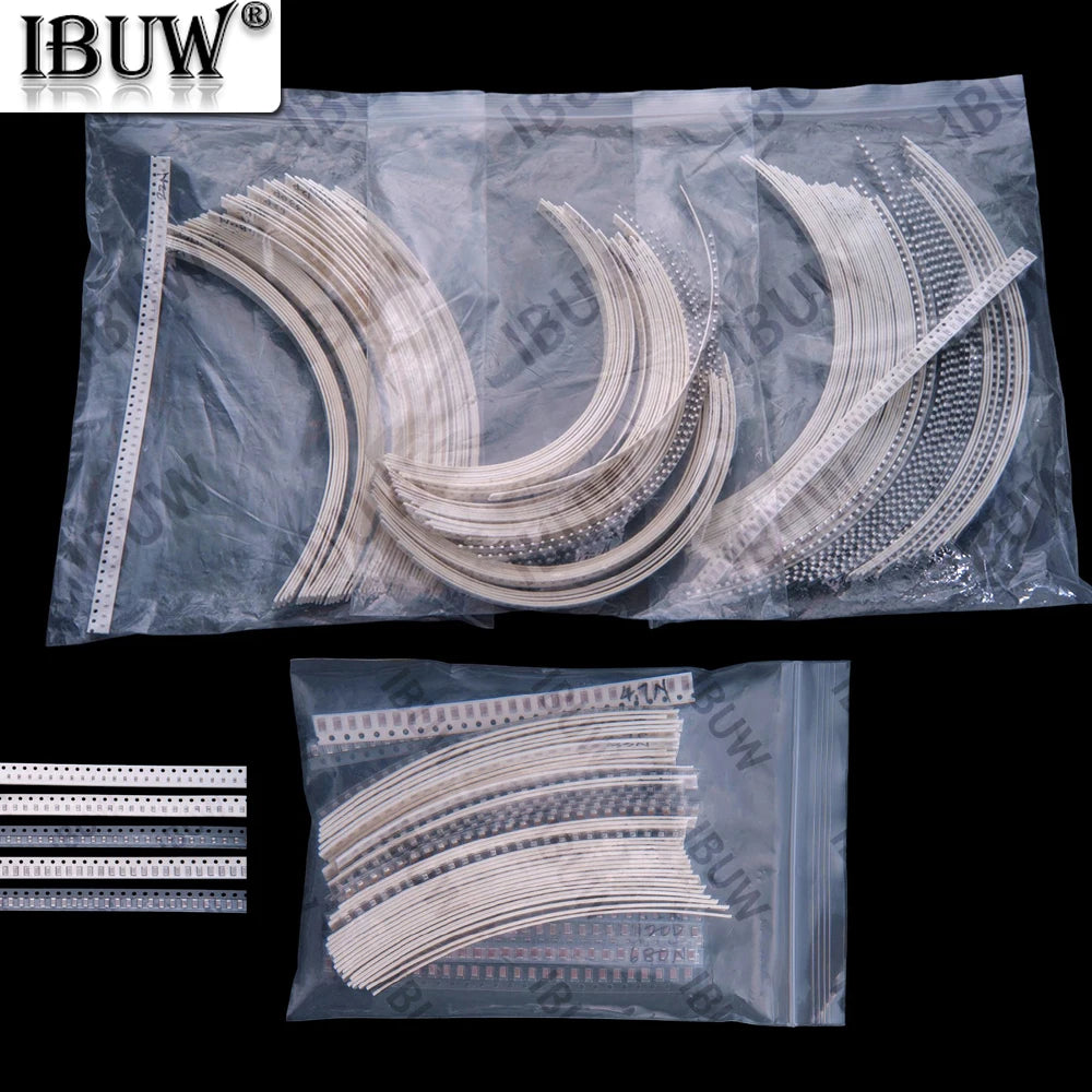 52Value 55Value Each 50PCS/25PCS 0402 0603 0805 1206 capacitor smd kit 1pf 1uf 10uf 0402 0603 0805