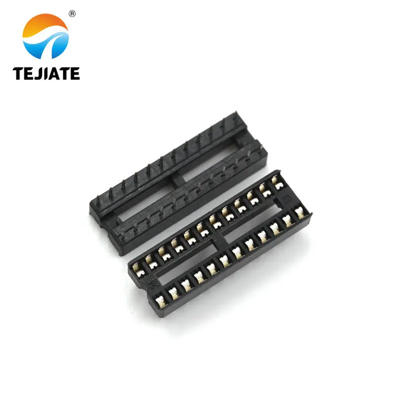 10PCS IC Sockets DIP6 DIP8 DIP14 DIP16 DIP18 DIP20 DIP24 DIP32 DIP28 DIP40 pins Connector DIP Socket 6 8 14 16 18 20 24 28 40Pin