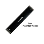 FPC Ribbon Flexible Flat Cable Coaxial Cable 24 Pin Pitch 0.5MM Wire Length 6/10/20/25CM For MateCam X7/X9