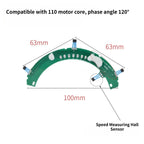 E-Bike Brushless Motor Hall Sensor Board LDX92-120X LDX110-120 14 Inch Motor Hall Signal Sensor Electric Bicycle Replacement