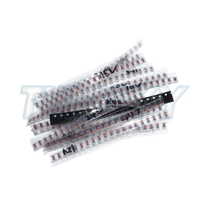 300PCS SMD LL34 Zener Diode Kit 0.5W 1/2W 3V-24V 2V-39V SMD Diode Set 1N4148