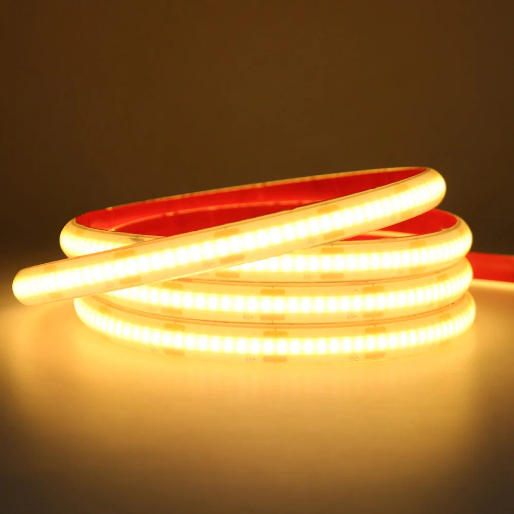 Waterproof Motion Sensor COB Light Battery USB Powered Led Strip IP68 5V Auto ON/OFF Cabinet Kitchen Staircase Liner Lighting