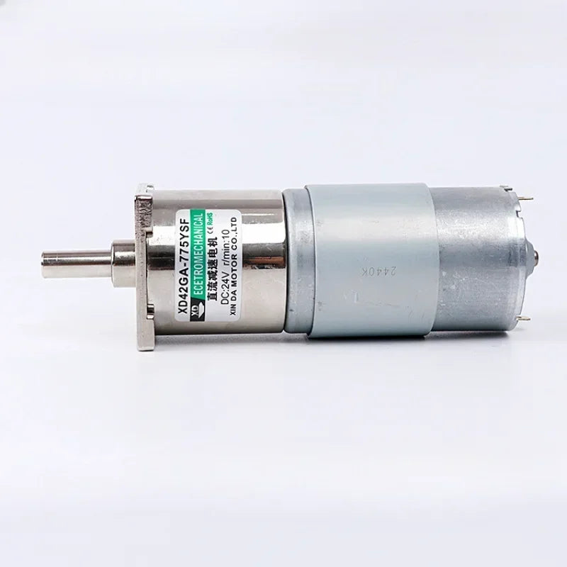 12V 24V Dc Gear Motor 25W 42GA775 Gear Reducer Motor High Torque Low Speed Micro Adjustable Speed 775 DC Motor