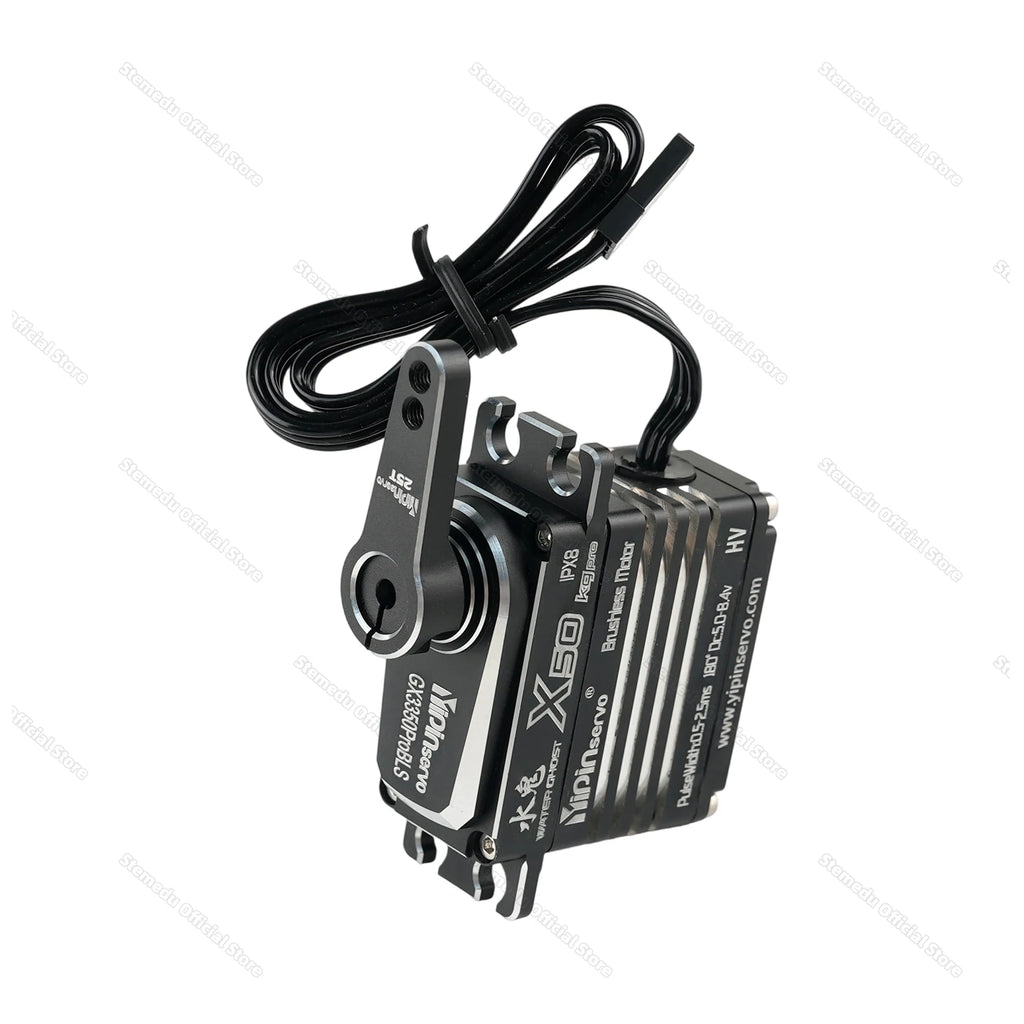 GX Yipin X50 Pro 50KG HV Servo Waterproof IPX8 Digital Brushless Motor for 1/8 1/10 RC Cars/Crawlers 25T Metal Arm Gear 180/270
