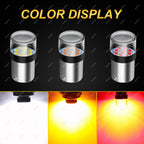 2-10 PCS 1156 BA15S 1157 BAY15D LED Bulbs 12V 3030 Chips 6500K White Super Bright Car Tail Turn Signal Parking Reverse Lights