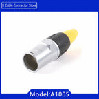 1pc RJ45 Male Aviation Plug Waterproof Connector Network Adapter Ethernet Network Converter  Panel Mount Straight Adapter