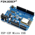ESP-12E ESP-12F WeMos D1 UNO R3 CH340G WiFi Development Board Based ESP8266 Shield Smart Electronic For Arduino Compatible IDE