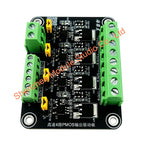 High-Speed 4-Channel P-MOSFET Module Optically Isolated Signal Amplification Control Board for Microcontrollers & PLC