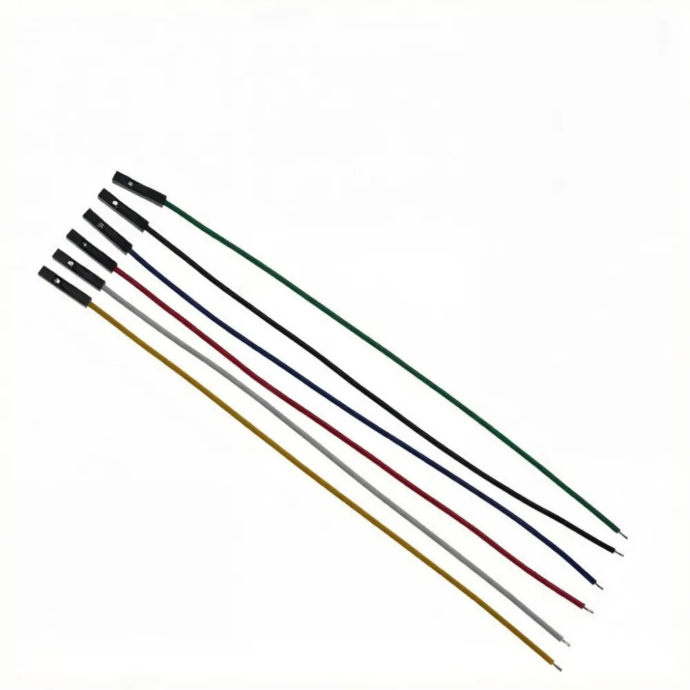 10Pcs 2.54mm Pitch Single End Dupont Jumper Wire 1Pin Male Female Connector 26AWG Breadboard Jumper Cable