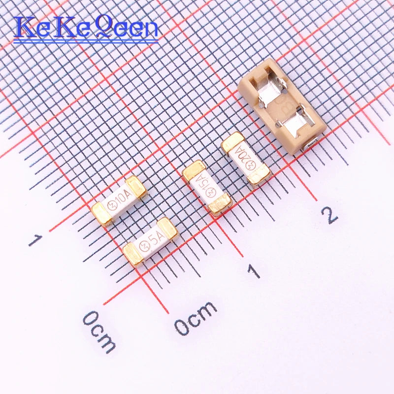 10-50PCS 1808/2410 Ceramic Fuse Chip Fast Blow Fuse 100mA 315mA 500mA 1A 2A 3A 4A 5A 6.3A 8A 10A 12A 15A 20A 0451 SMD Ceramic