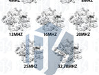 10PCS Hc-49s Crystal Oscillator Electronic Kit Resonator Ceramic Quartz Resonator Hc-49 Dip 32.768k 4 8 12 16 20 25 Mhz