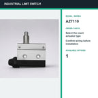 TEZUO AZ7110 IP41 Limit Switch Micro Travel Switch for Industrial Automation