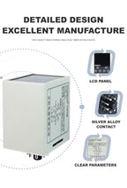 220v Programmable Timer Relay ST3P-2Z Time Relay LCD Digital display cycle Power-on Delay Digital Small Timer 12V/24V/110V/380V