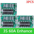 BMS 3S/4S 5A 10A 20A 25A 40A 60A Li-ion Lithium Battery Charger Protection Board 18650 For Drill Motor 12V with Enhance/Balance