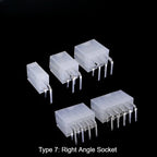 10Set MX4.2mm Pitch 5557/5558/5559/5569 0.165" Mini-Fit Dual Row 2*1-2*12P Female Receptacle Male Plug Pin Terminal Connector
