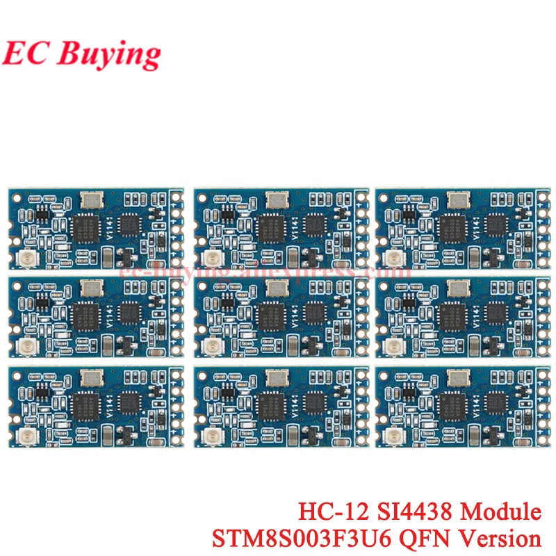 20Pcs/1pc HC-12 433Mhz SI4438 SI4463 Wireless Serial Port Module 1000m UART 3.3V/5V TTL Level With Antenna Bluetooth-compatible