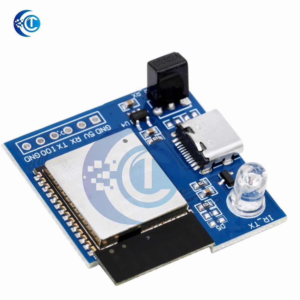 ESP8266 Wi-Fi  IR Transceiver Development Board | ESP-12F Module with NEC Protocol Support  Type-C Interface for IoT