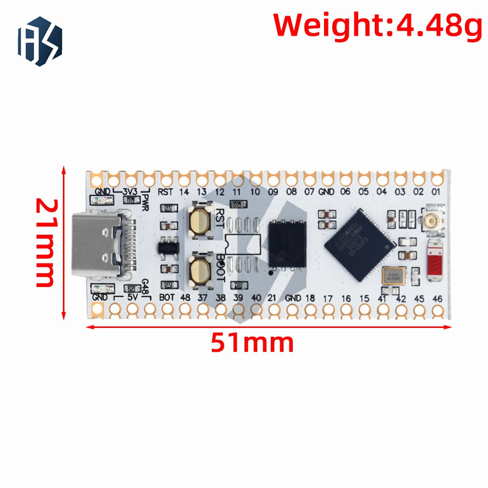 ESP32-S3 NANO WIFI Bluetooth Development Board Type C ESP32-S3-N16R8 Module On-Board Antenna External 16M SPI FLASH 8M PSRAM