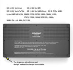 LiitoKala LiI-S12 Smart Charger 14 Slots - CE Certified Universal Charger for Li-ion/LiFePO4/Ni-MH/9V Batteries 18650, 26650, AA