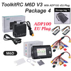 ToolkitRC M6D V3 500W 15A DC Dual Channel Smart Charger Discharger For 1-6S  LiPo LiHV LiFe Lilon Battery FPV Drone