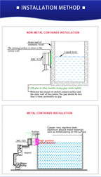 Touchless Contactless Capacitive 5-24V Water Sensor Liquid Level Sensors Switch with High Precision and Stability