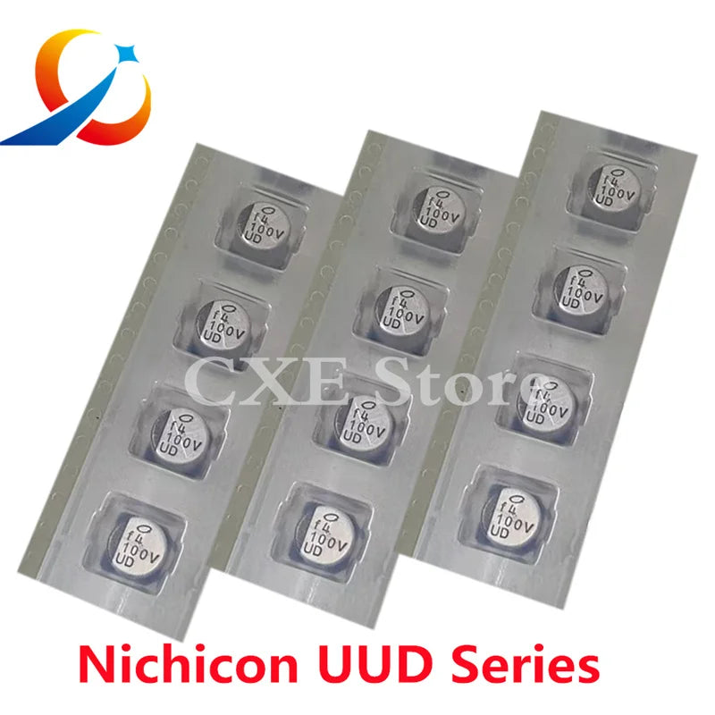 10PCS UD 10V 16V 25V 35V 50V 100V 10UF 22UF 47UF 68UF 100UF 150UF 220UF 330UF 470UF Nichicon SMD Electrolytic Capacitor  NEW