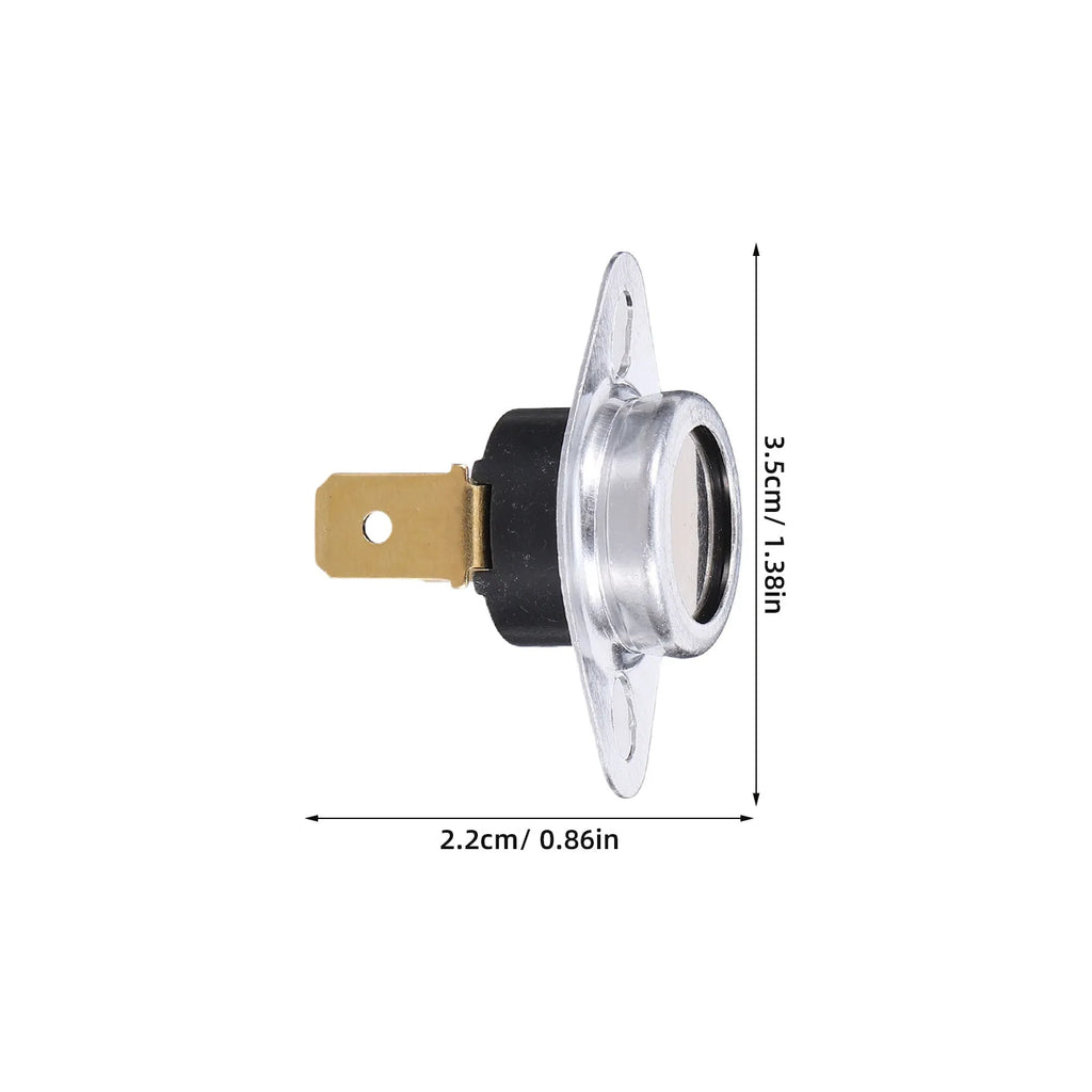 2Pcs Modular Limit Switch for Furnace Fireplace Water Heater Space Heater High Temperature Safety Cutoff Manual Reset Thermostat