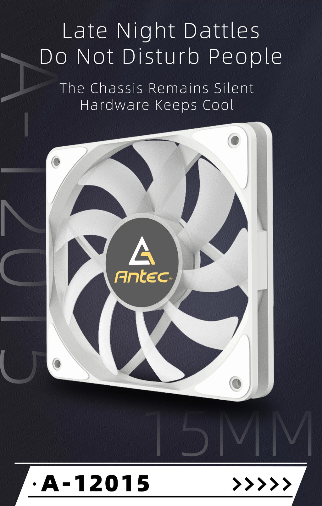Antec Computer Case Fan PWM 4 Pin 5V 3Pin ARGB 120mm Silent  Fan CPU Cooler Cooling Fan Cooling Radiator Fan 12V Adjust Fan