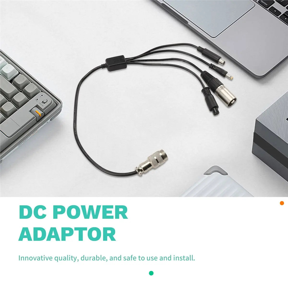 Adapter Cable GX16 to DC 5.5mm / DC 8mm / XLR / GX12 Connector Y Splitter Adapter