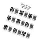 20Pcs Red LED Digit Tube Display Module 0.5 Inch 7 Segment Common Segment Display High Stability Long Life