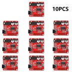 1-100pcs Bluetooth Audio Receiver Board Bluetooth 5.1 MP3 Lossle Decoder Micro USB 3.5mm Audio Output Amplifier Module Type-C 3W