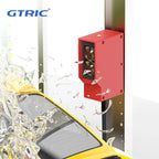 GTRIC Photoelectric Sensor Retro-reflective Square Photoell Infrared Switch IP67 Waterproof 24-220V AC DC Universal 10m Distance