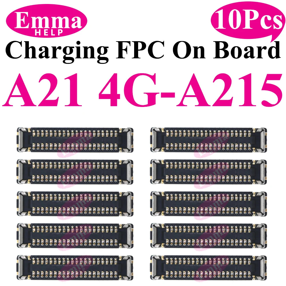 10cs USB Charging FPC Connector For Samsung A51 31 A71 A41 A21 A52 A32 A22 A12 A72 A02 Charger Plug On Board 78Pin Motherboard