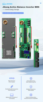 JIKONG PB2A16S20P Smart BMS 200A with 2A Active Balancer 8S 10S 12S 14S 16S 24V 48V LiFePo4 Li-Ion LTO Inverter Battery JK