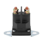 12V Starter Relay Brass Coil Silver Plated Contact Relay for Vehicle and Home Appliances Lawn Mower Relay