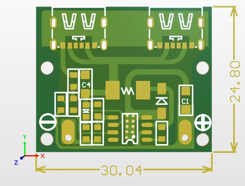 DC-DC 9V 12V 24V 36V to 5V 3A Step Down Buck Converter Board Dual 2/4 USB Port  Type-C for Car Charger Solar Power Supply Module
