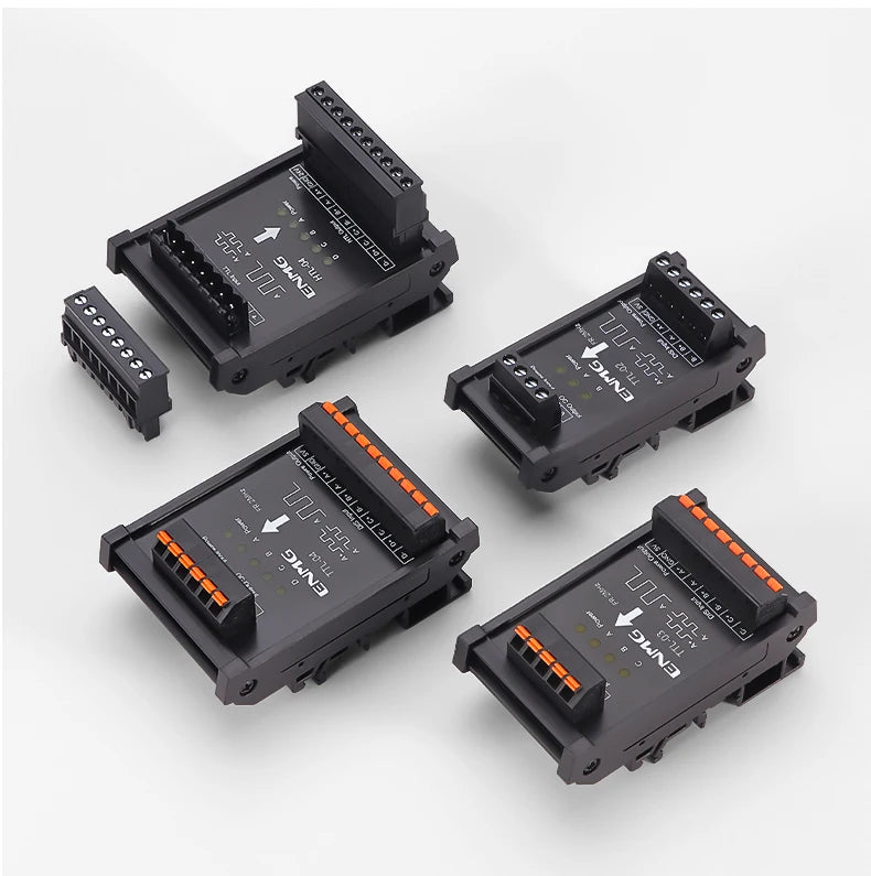 ENMG Differential Signal Converter TTL to HTL Differential to Open Collector Single-Ended Pulse NPN PNP Compatible 5V to 24VDC.