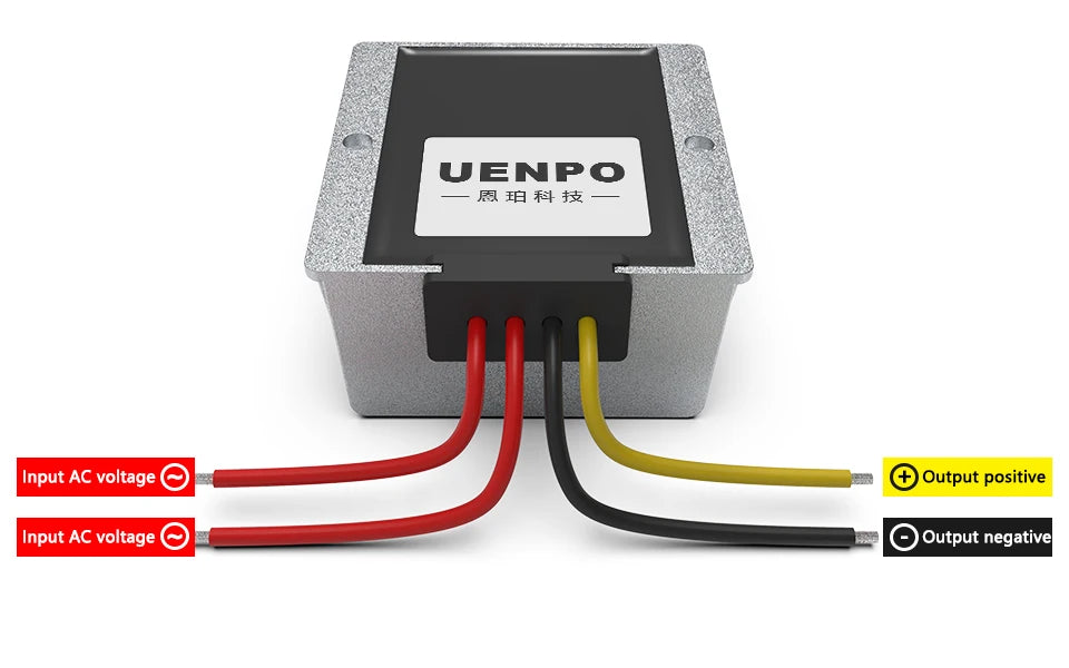 AC 12V24V Step-down to DC 12V Step-down Transformer Voltage Regulator AC36V48V to 12V Step-down Power Converter Onboard Adapter